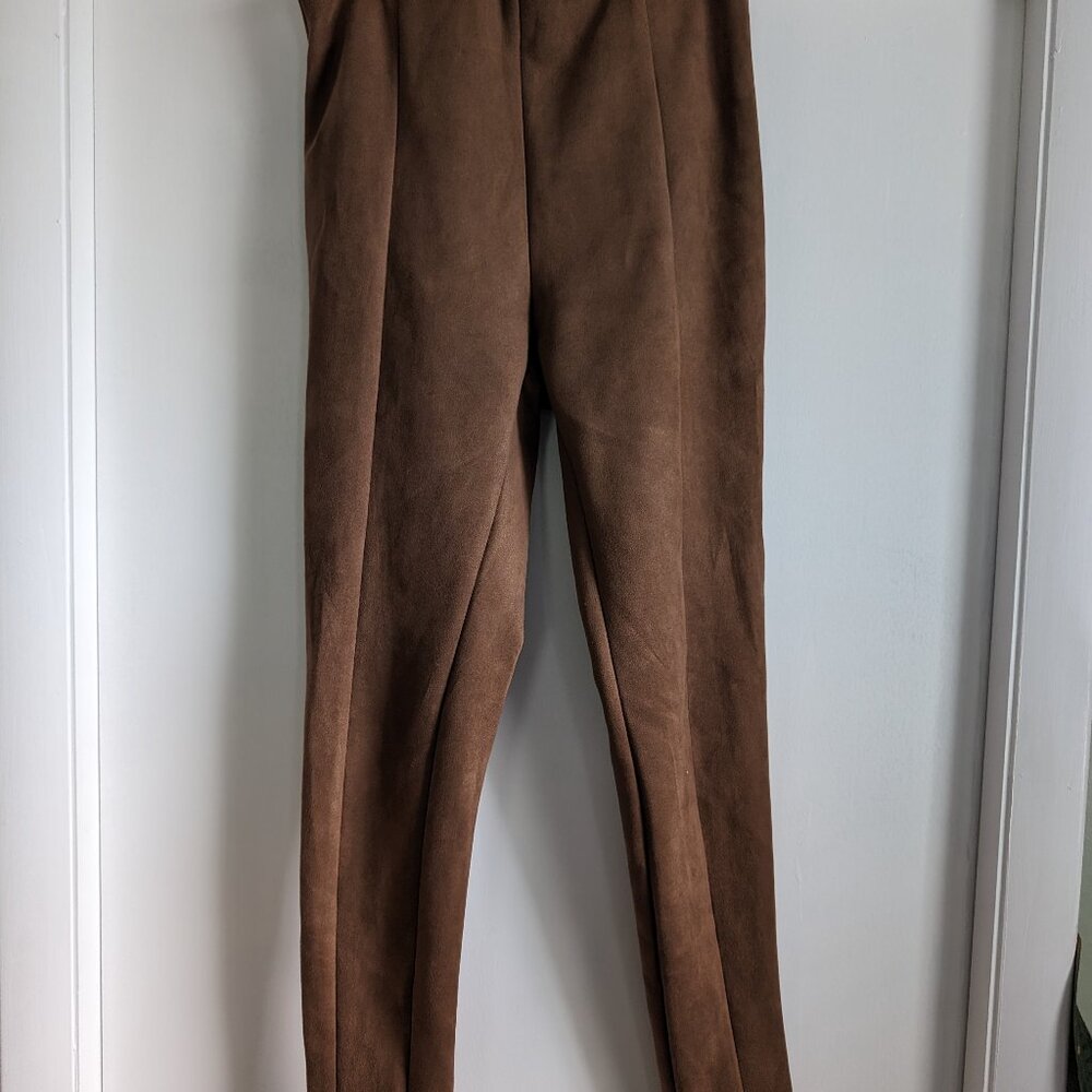 Loft Brown Suede Leggings - Size S